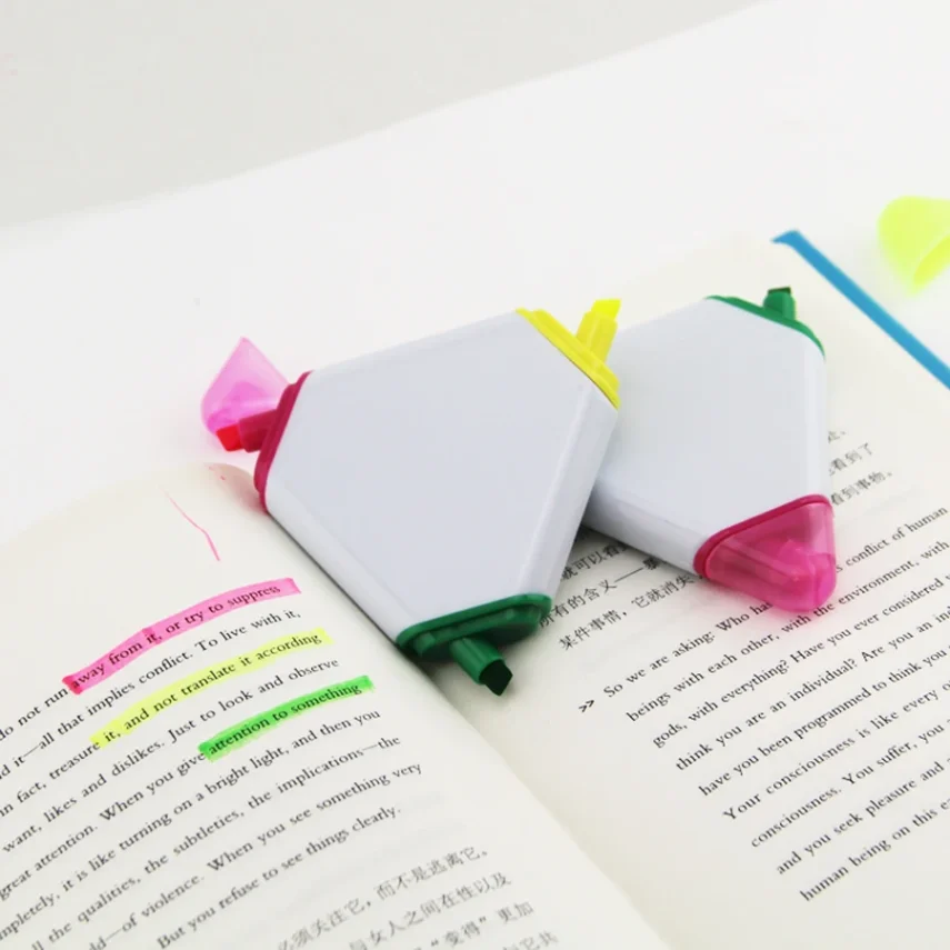 Wholesale 5-Color Flower Shaped Highlighter from Factory Supplier
