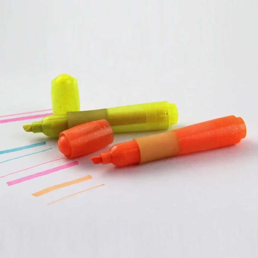 Wholesale 5-Color Flower Shaped Highlighter from Factory Supplier