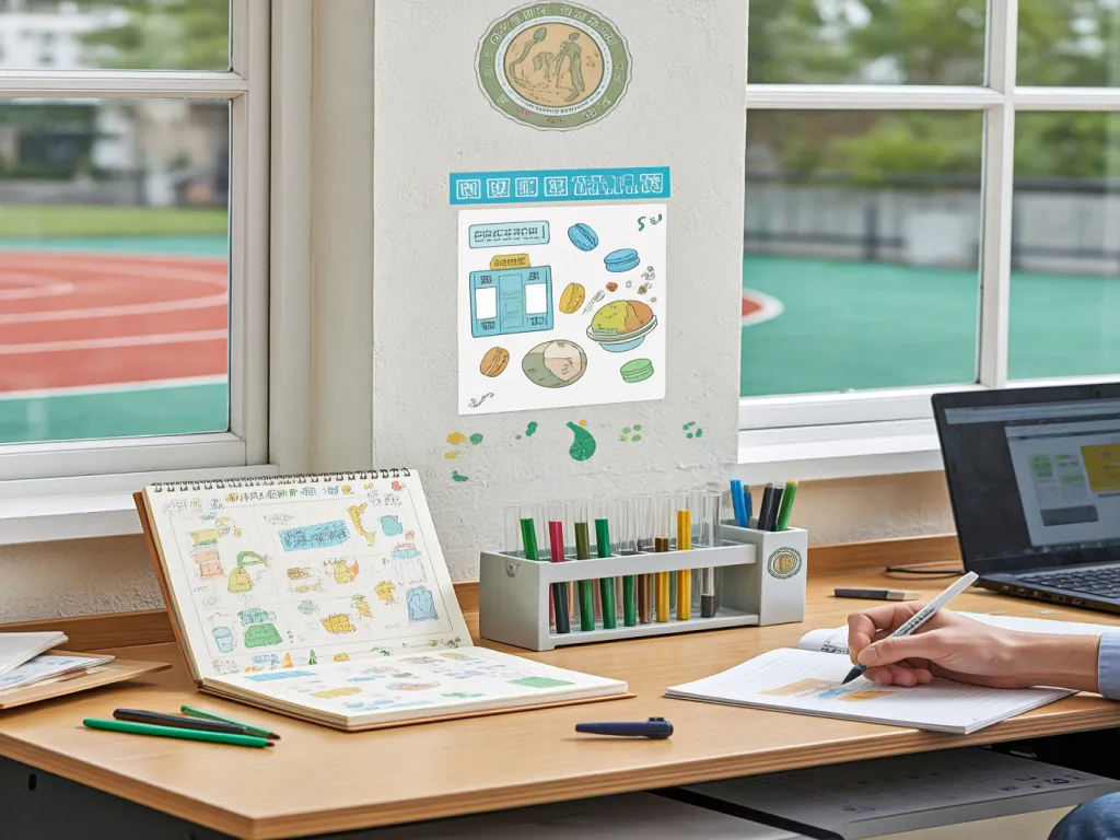 School markers used for creative projects on a desk