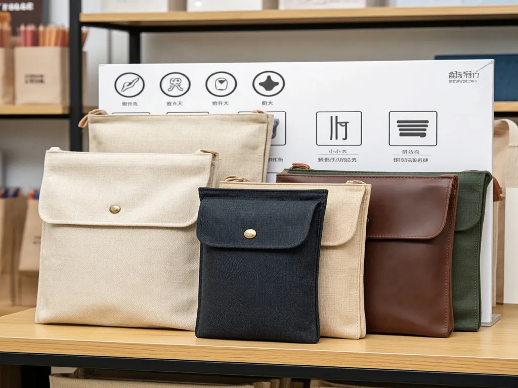 Assorted custom pencil bags collection