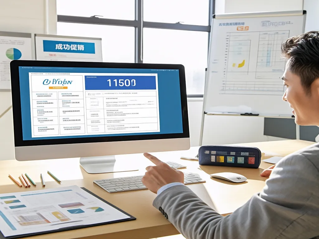 Wholesale pencil bags order on a computer screen