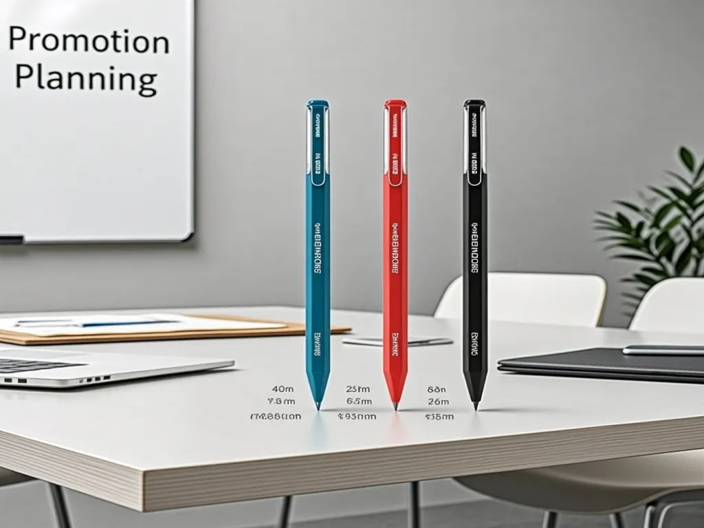 Mechanical pencils in different colors on display