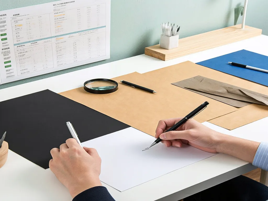 A hand writing on paper with a black marker pen