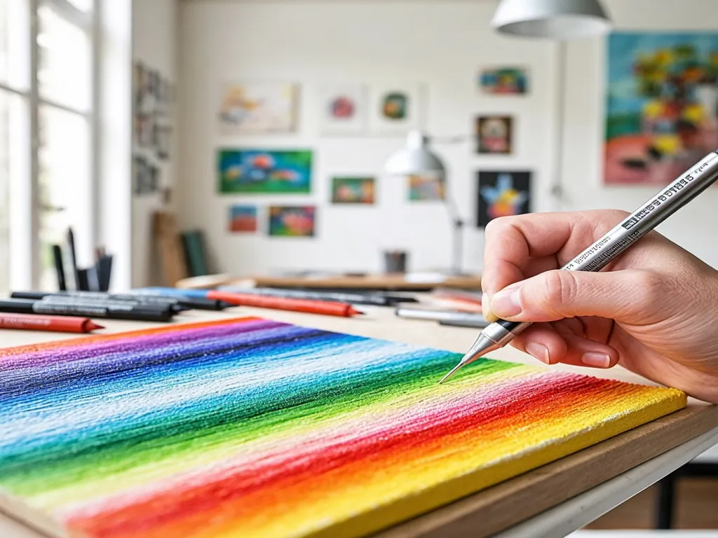 Detailed artwork using thin tip marker pens